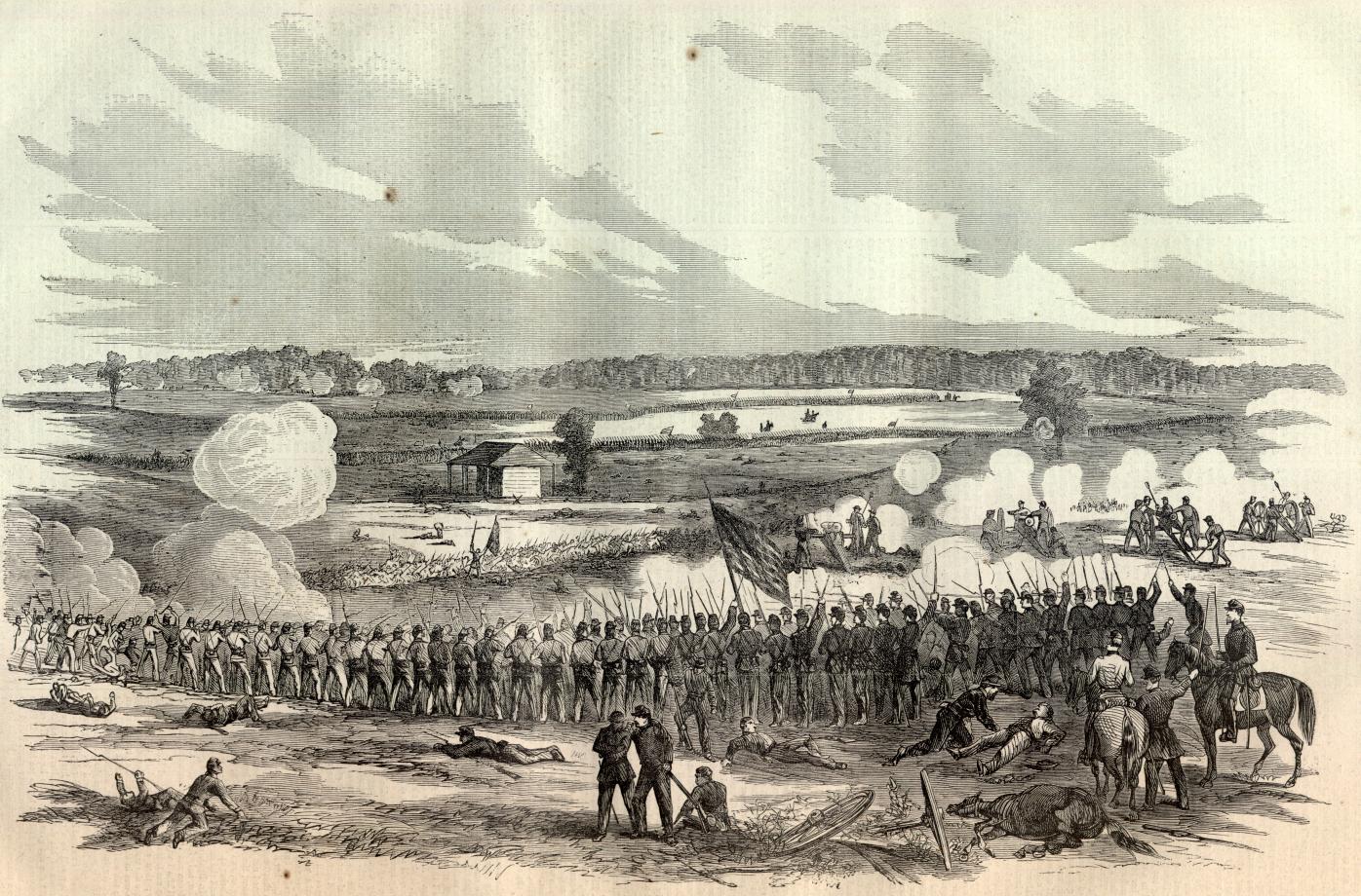 Harper's Weekly Depiction of Perryville Battle, Nov 1, 1862